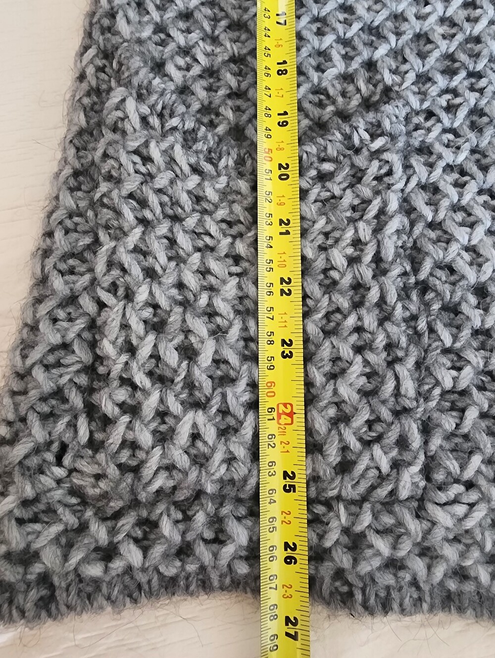 Zara Gray Chunky Knit Open Cardigan - Picture 5 of 5